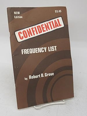 Imagen del vendedor de Confidential Frequency List a la venta por Attic Books (ABAC, ILAB)