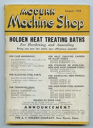 Seller image for Modern Machine Shop, August 1938 for sale by Attic Books (ABAC, ILAB)