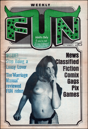 Seller image for Fun, Vol. 1, No. 26 (1969) for sale by Specific Object / David Platzker