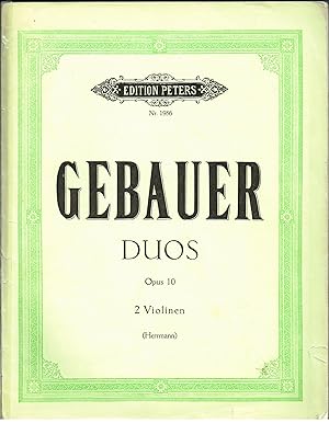 Zwölf leichte Duos Für 2 Violinen. Opus 10