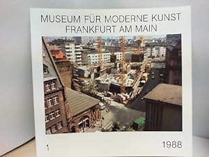 Immagine del venditore per Museum für moderne Kunst Frankfurt am Main: Publikation zum Richtfest am 13. Juli 1988. venduto da ABC Versand e.K.