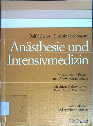 Seller image for Ansthesie und Intensivmedizin: programmierte Fragen- und Antwortensammlung. for sale by books4less (Versandantiquariat Petra Gros GmbH & Co. KG)