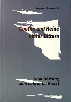 Seller image for Goethe und Heine hinter Gittern: vom Hftling zum Lehrer im Knast. for sale by books4less (Versandantiquariat Petra Gros GmbH & Co. KG)