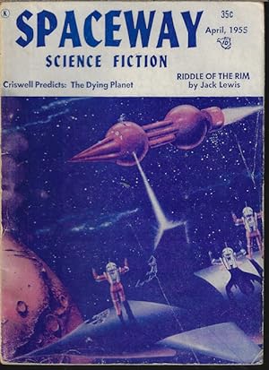 Bild des Verkufers fr SPACEWAY Stories of the Future: April, Apr. 1955 ("The Cosmic Geoids") zum Verkauf von Books from the Crypt