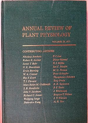 Imagen del vendedor de Annual Review of Plant Physiology, Volume 28, 1977 a la venta por Book Catch & Release