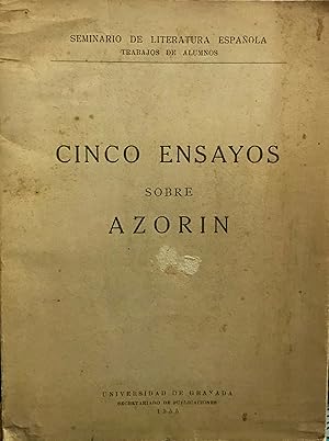 Cinco ensayos sobre Azorín