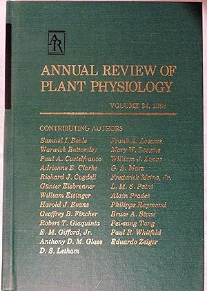 Imagen del vendedor de Annual Review of Plant Physiology, Volume 34, 1983 a la venta por Book Catch & Release