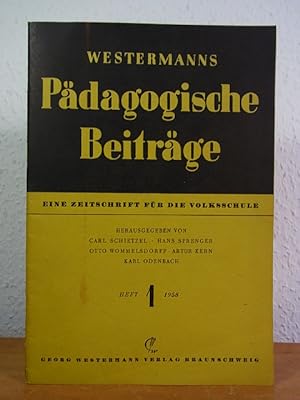 Bild des Verkufers fr Westermanns Pdagogische Beitrge. Eine Zeitschrift fr die Volksschule. Heft 1, 1958 zum Verkauf von Antiquariat Weber