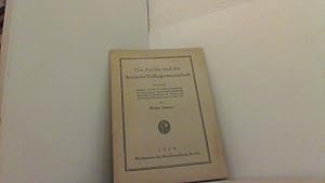 Bild des Verkufers fr Die Antike und die deutsche Volksgemeinschaft. Vortrag gehalten auf der 21. Jahresversammlung der Vereinigung der Freunde des humanistischen Gymnasiums fr Berlin und die Provinz Brandenburg. zum Verkauf von Antiquariat Uwe Berg