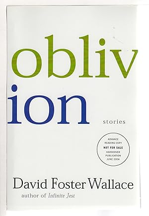 Seller image for OBLIVION: STORIES. for sale by Bookfever, IOBA  (Volk & Iiams)