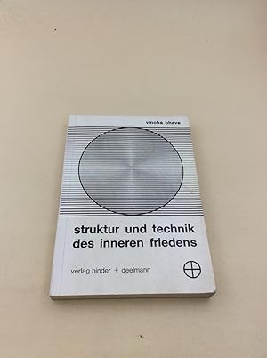 Seller image for Struktur und Technik des inneren Friedens for sale by Berg-Berg Bcherwelt