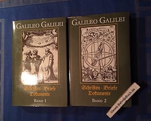 Bild des Verkufers fr Schriften, Briefe, Dokumente. (2 Bnde komplett) Galileo Galilei. Hrsg. von Anna Mudry. [Mit e. Beitr. von Gerhard Harig: Galileis "Dialog ber die beiden hauptschlisten Weltsysteme" - alte und neue Wissenschaft im Widerstreit. Aus d. Ital., Lat. u. Franz. bers. von Monika Kster .] zum Verkauf von Antiquariat BehnkeBuch