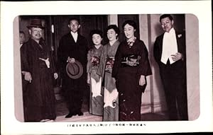 Ansichtskarte / Postkarte Japan, Kaiser von Japan, Frauen in Kimonos, Nagaho Kuni