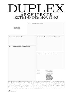 Bild des Verkufers fr Duplex Architects : Rethinking Housing zum Verkauf von AHA-BUCH GmbH