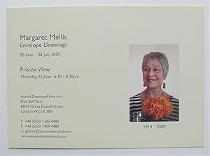 Seller image for Margaret Mellis. Envelope Drawings. Private View, Austin/Desmond Fine Art, Thursday 25 June 6.30-8.30, 2009. for sale by Roe and Moore