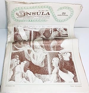 Ínsula. Revista bibliográfica de ciencias y letras. Nº 284-285 (Julio-Agosto, 1970). Edición del ...