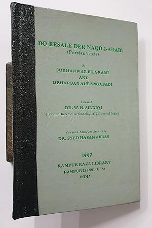 Seller image for Do Resale Der Naqd- I- Adabi (Persian Text). Catalogue Of Arabic And Urdu Manuscripts. for sale by Prabhu Book Exports