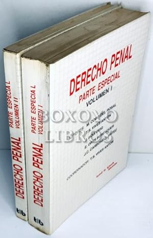 Image du vendeur pour Derecho Penal. Parte especial. Volumen I y II mis en vente par Boxoyo Libros S.L.