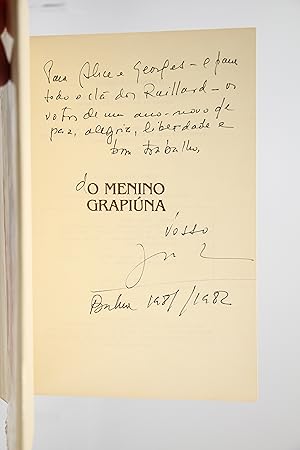 Bild des Verkufers fr O menino grapiuna zum Verkauf von Librairie Le Feu Follet