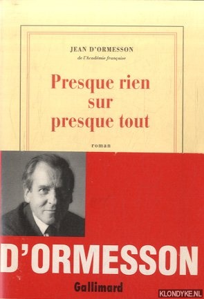 Image du vendeur pour Presque rien sur presque tout mis en vente par Klondyke