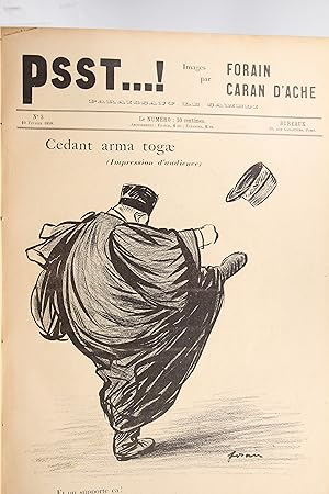 Imagen del vendedor de [AFFAIRE DREYFUS] Psst.! Collection quasi complte du N1 au N85 (hormis le N53 manquant) a la venta por Librairie Le Feu Follet