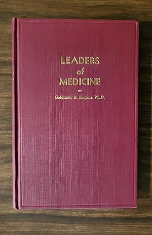 Imagen del vendedor de LEADERS OF MEDICINE a la venta por The Book Store at Depot Square