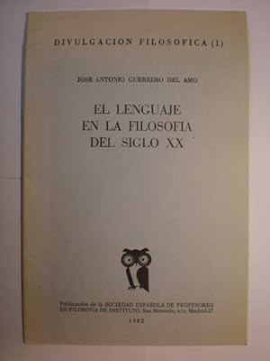 Imagen del vendedor de El lenguaje en la filosofa del siglo XX a la venta por Librera Antonio Azorn