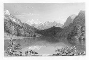 LAKE OF LUNGERN,CANTON UNTERWALDEN IN SWITZERLAND,1835