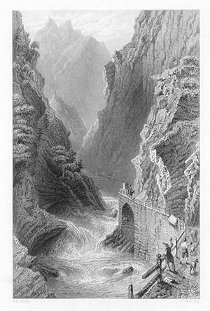 SCENE ON THE TESSIN AT MONTE PIOTINO IN SWITZERLAND