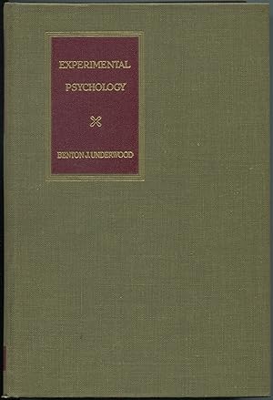 Bild des Verkufers fr Experimental Psychology: An Introduction zum Verkauf von Between the Covers-Rare Books, Inc. ABAA