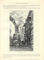 ST GALL MARKET STREET,THURGAU COSTUME,Switzerland,1878 antique print