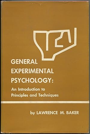 Bild des Verkufers fr General Experimental Psychology: An Introduction to Principles zum Verkauf von Between the Covers-Rare Books, Inc. ABAA