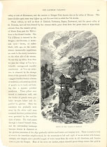 SKETCH IN THE VALLEY OF ZERMATT,Switzerland,1878 antique print