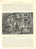 AN ARTIST IN THE VALLEY OF HINTER RHEIN,Switzerland,1878 antique print