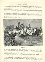 RAPPERSCHWYL ,Lake of Zurich,Switzerland,1878 antique print