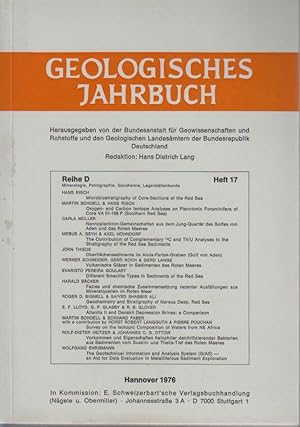 Bild des Verkufers fr Microbiostratigraphy of core-sections of the Red Sea / Hans Risch Oxygen and carbon isotope analyses on planctonic foraminifera of core VA 01-188 P (Southern Red Sea) / Martin Schoell & Hans Risch [u.a.] / Geologisches Jahrbuch / Reihe D / Mineralogie, Petrographie, Geochemie, Lagerstttenkunde ; Heft 17 zum Verkauf von Bcher bei den 7 Bergen