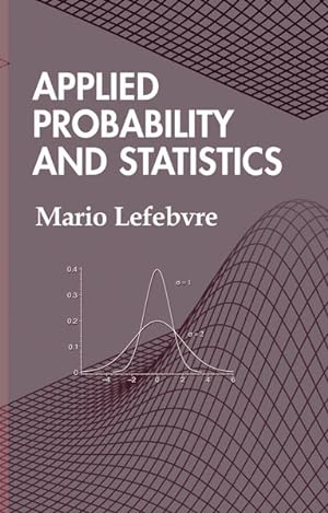 Seller image for Applied Probability and Statistics. for sale by Antiquariat Thomas Haker GmbH & Co. KG