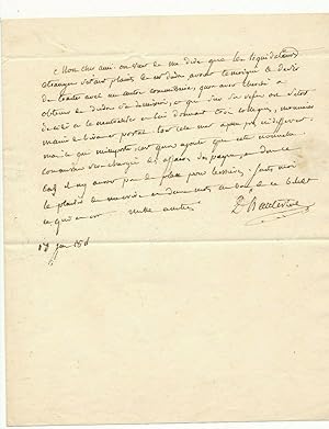 LANAUTTE comte d’HAUTERIVE 2 lettres autographes nomination Dudon Mounier Portal