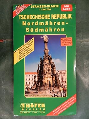 Imagen del vendedor de Tschechische Republik - Nordmhren / Sdmhren - Mastab 1:200 000 a la venta por Buchantiquariat Uwe Sticht, Einzelunter.