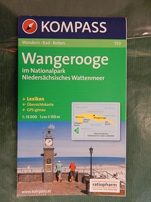 Seller image for Wangerooge im Nationalpark Niederschsisches Wattenmeer - Mastab 1:15 000 for sale by Buchantiquariat Uwe Sticht, Einzelunter.