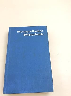 Stenografisches Wörterbuch.