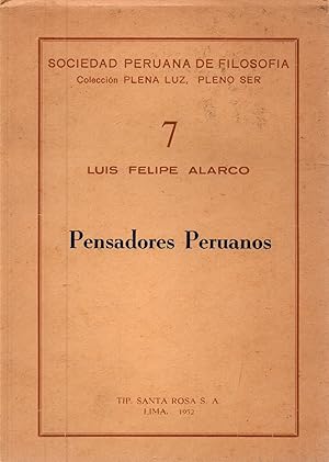 Seller image for Pensadores Peruanos for sale by JP Livres