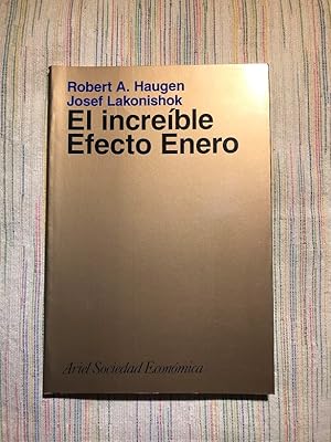 Imagen del vendedor de El increble efecto enero a la venta por Campbell Llibres