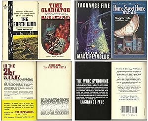 Seller image for MACK REYNOLDS" FIRST EDITION NOVELS 4-VOLUMES: The Earth War / Time Gladiator / Lagrange Five / Home Sweet Home 2010 A.D. for sale by John McCormick