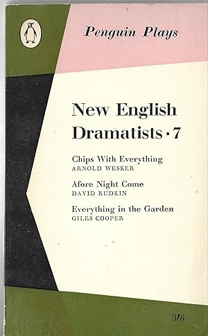 Immagine del venditore per New English Dramatists.7: Chips with Everything, Afore Night Comes, Everything in the Garden. venduto da Matilda Mary's Books