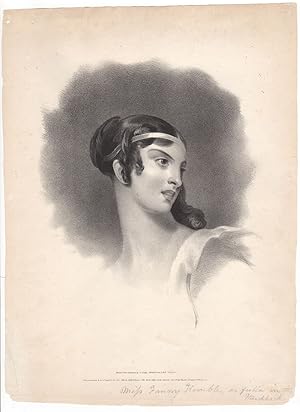 [Miss Fanny Kemble, as Julia in The Hunchback]
