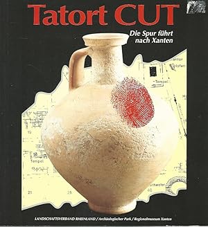 Imagen del vendedor de Tatort CUT. Colonia Ulpia Traiana. Die Spur fhrt nach Xanten. Ausstellung der Abt. Bodendenkmalpflege, Archologischer Park, Regionalmuseum Xanten im Regionalmuseum Xanten vom 20. August bis zum 29. Oktober 1995. Archologischer Park Xanten, Regionalmuseum: Fhrer und Schriften des Archologischen Parks Xanten ; Nr. 17. a la venta por Lewitz Antiquariat