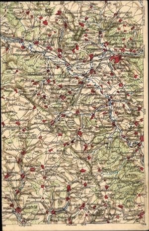Landkarten Ansichtskarte / Postkarte Kulmbach, Hollfeld, Umgebung