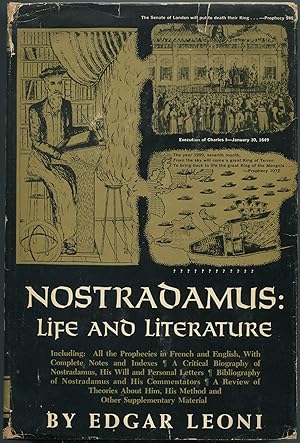 Seller image for Nostradamus: Life and Literature for sale by Between the Covers-Rare Books, Inc. ABAA