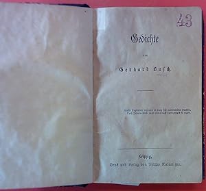 Imagen del vendedor de Gedichte / Das Leben ein Traum / Senora Cornelia / Regulus / Der Jude / Marianne, Ein Weib aus dem Volke / Die Cameliendame a la venta por biblion2